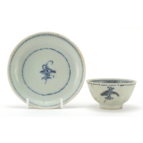 966 - Tek Sing Treasures, Chinese porcelain tea bowl and saucer, Nagel Auctions label to the base, the sau... 