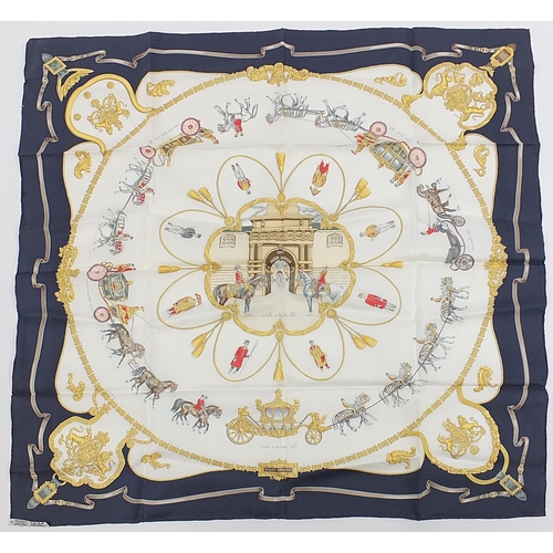 1036 - Hermes silk scarf, 88cm x 88cm