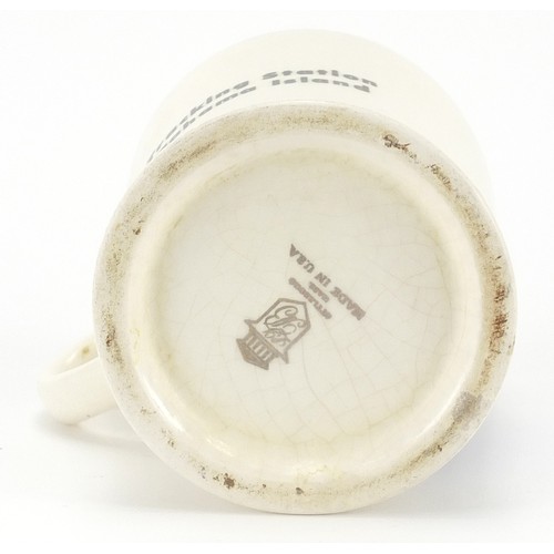 2127 - Vintage Apollo Nasa mug, inscribed Made In U.S.A to the base