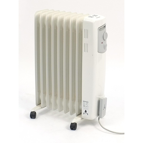 270 - Dimplex electric oil filled radiator, 60cm high x 42cm wide