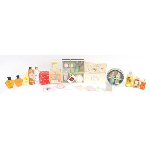 99 - Assorted unopened soaps and moisturising creams