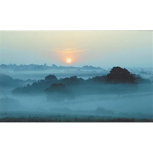 70 - Mike Harvey-Penton Uckfield 2002 - Sussex Dawn, pencil signed contemporary photographic print, mount... 