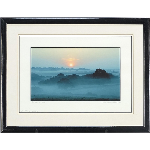 70 - Mike Harvey-Penton Uckfield 2002 - Sussex Dawn, pencil signed contemporary photographic print, mount... 