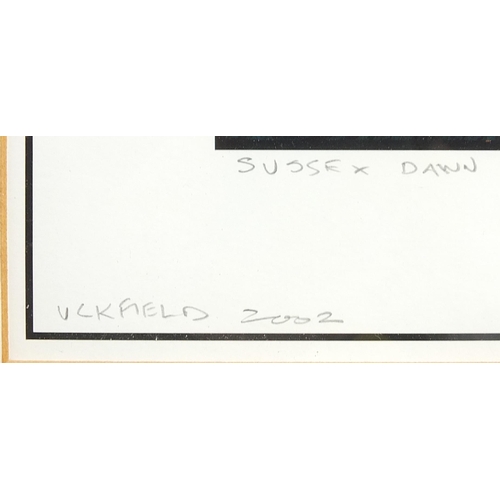 70 - Mike Harvey-Penton Uckfield 2002 - Sussex Dawn, pencil signed contemporary photographic print, mount... 