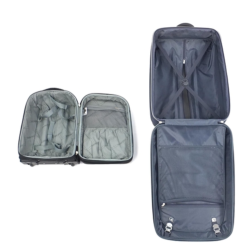 212 - Odyssey Companion suitcase and International Traveller suitcase, the largest 65cm high