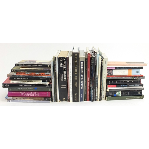 28 - Art books including Modernism after Wagner, A World History of Art, Geisha, The Mennell Collection e... 
