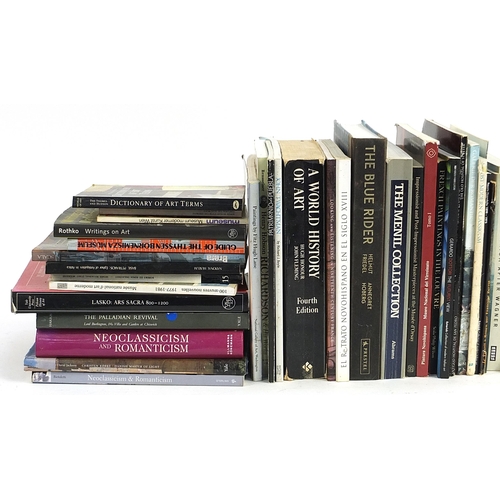 28 - Art books including Modernism after Wagner, A World History of Art, Geisha, The Mennell Collection e... 