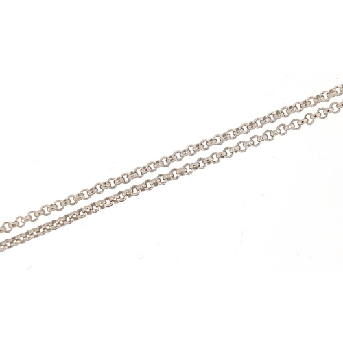 220 - Georg Jensen, Danish 925S silver necklace, 43cm in length, 2.9g