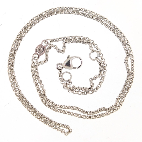 220 - Georg Jensen, Danish 925S silver necklace, 43cm in length, 2.9g