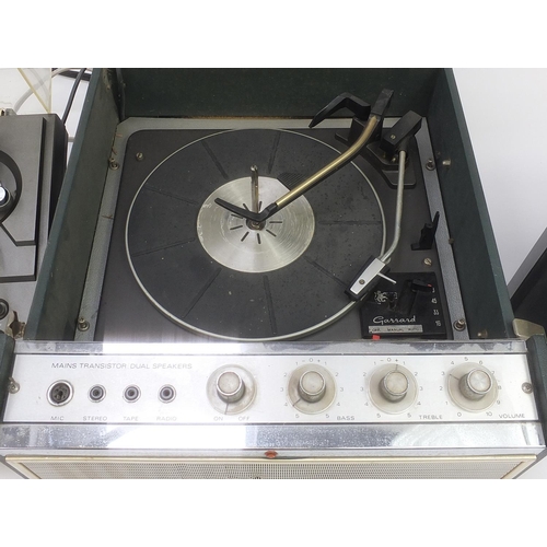 1987 - Audio equipment comprising Rotel RP-3300 turntable, pair of Bang & Olufsen Beovox RL1000 speakers an... 