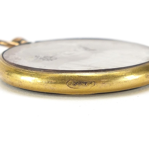 186 - Two 9ct gold bar brooches 4.0g and a rolled gold open locket, the largest 5cm wide, total weight 13.... 