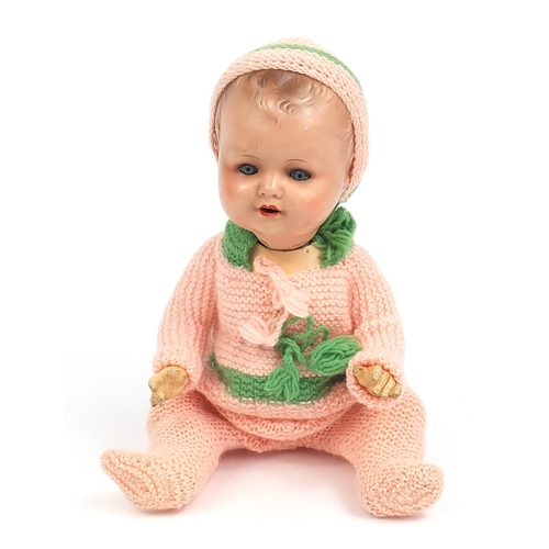 254 - Armand Marseille baby doll with open mouth, 35cm high