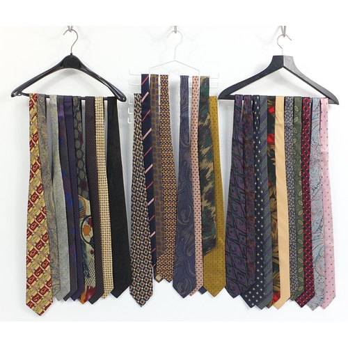 12 - Selection of gentleman's silk ties including Liberty, Piccadilly London, Blades, Nicholsons, John Co... 