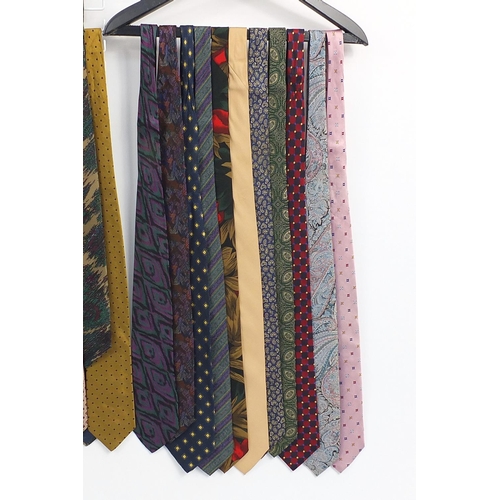 12 - Selection of gentleman's silk ties including Liberty, Piccadilly London, Blades, Nicholsons, John Co... 