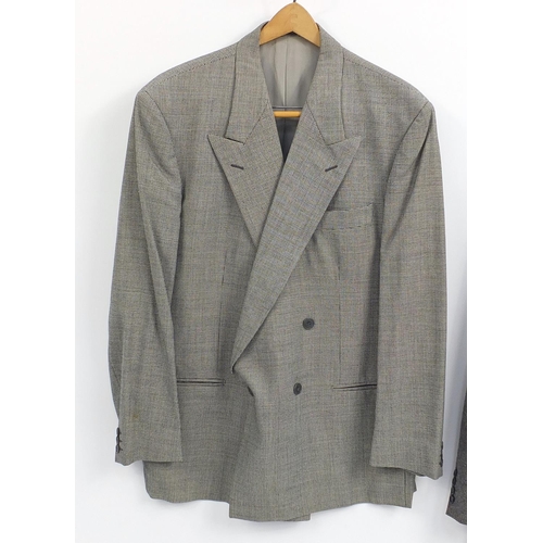 293 - Gentleman's Lubiam hound tooth jacket, 3XL together with another Digel tweed jacket 5XL