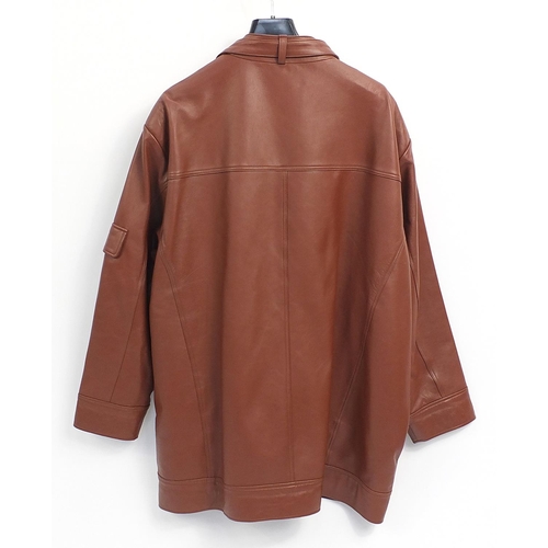 292 - Gentleman's leather Cult jacket, 5XXL