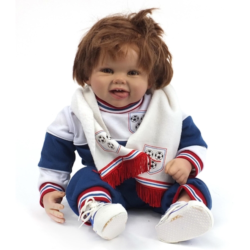 5 - Ashton Drake Chyle baby boy doll, 58cm high