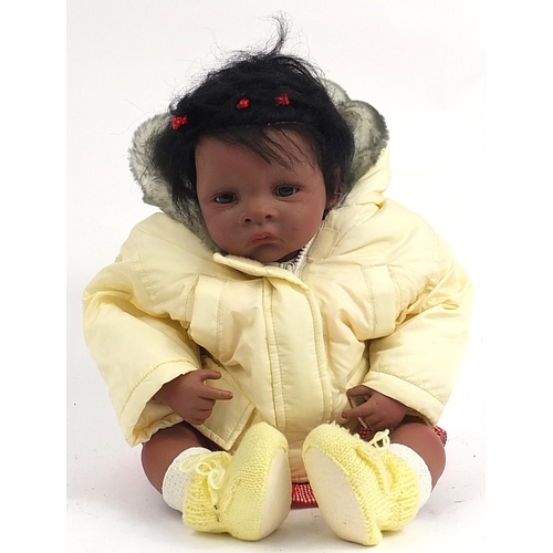 8 - Ashton Drake Waltraud Hanl girl doll, 52cm high