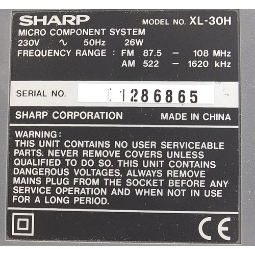 137 - Sharp midi HiFi system