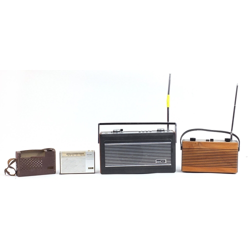 104 - Three vintage collectable radios including two Roberts examples