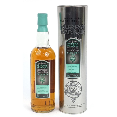 1 - Bottle of limited edition Murray McDavid whiskey aged 9 years