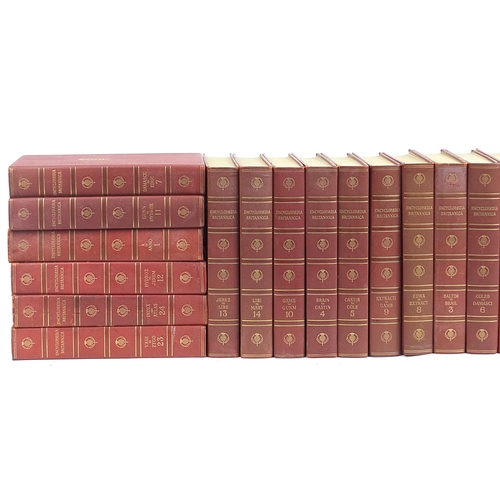 107 - Twenty four volumes of 1959 Encyclopedia Britannica