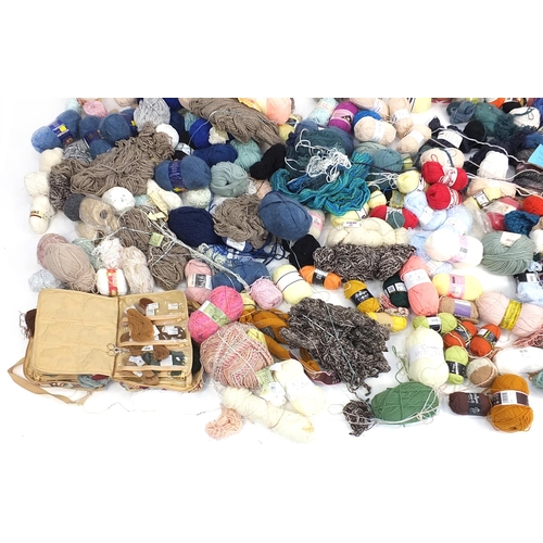 101 - Large quantity of knitting wools