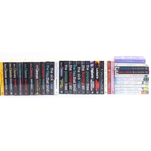 248 - Paperback novels, M.C. Beaton, Erin Kelly, Carola Dunn, Tasha Alexander, Jo Walton, Anne Cleeves, Ka... 