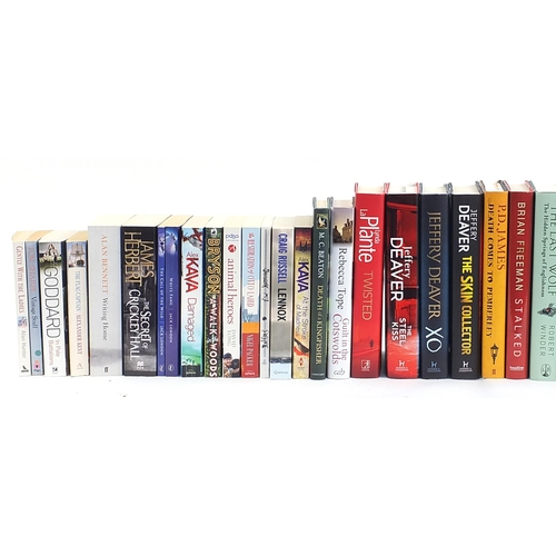 179 - Miscellaneous hardback and paperback novel books, various authors