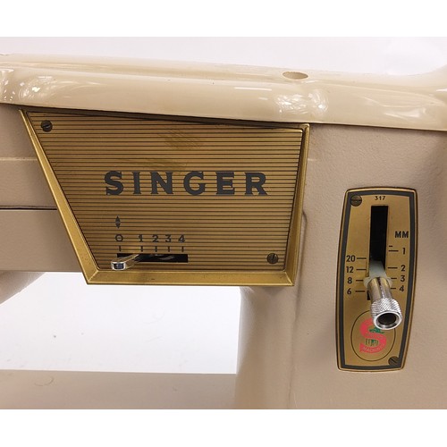 182 - Vintage Singer 317 electric sewing machine