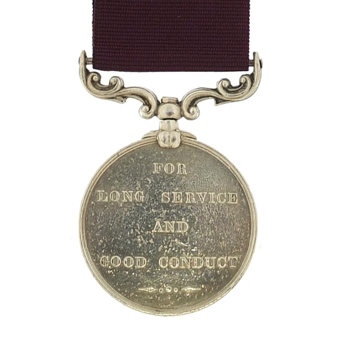 1542 - Victorian British military Army Long Service and Good Conduct medal awarded to 1606.CR.SGTT.N.LATHAM... 