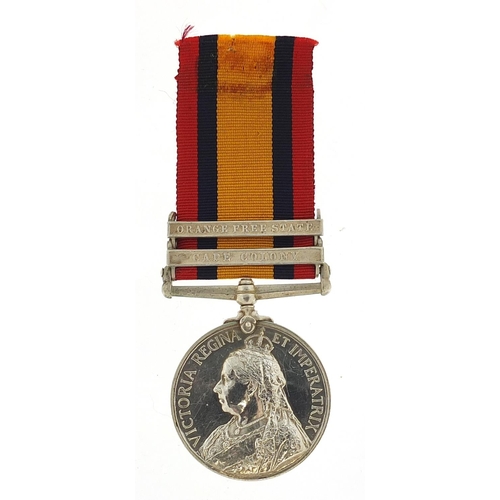 1541 - Victorian British military Queen's South Africa medal awarded to 5811PTEH.OVERY.1:RL.SUSSEXREGT