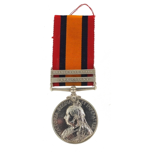 1540 - Victorian British military Queen's South Africa medal awarded to 5716CPLA.COOKE.1:RL.SUSSEXREGT with... 