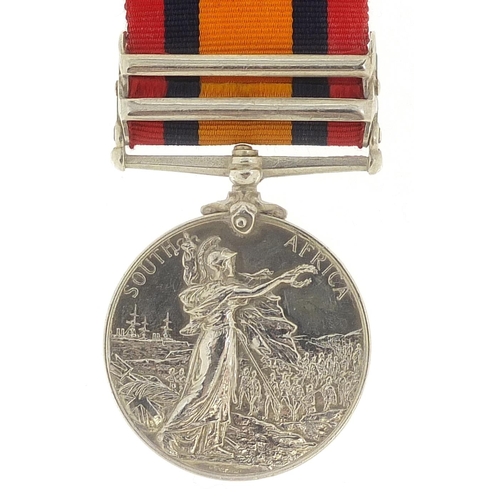 1540 - Victorian British military Queen's South Africa medal awarded to 5716CPLA.COOKE.1:RL.SUSSEXREGT with... 