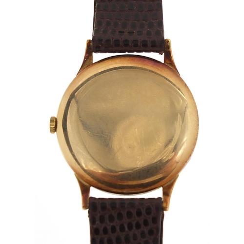 2167 - Golay, gentlemen's 9ct gold wristwatch, the case numbered 53238, 32mm in diameter