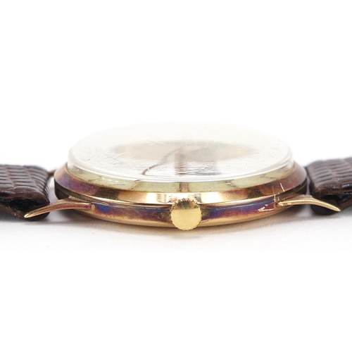 2167 - Golay, gentlemen's 9ct gold wristwatch, the case numbered 53238, 32mm in diameter