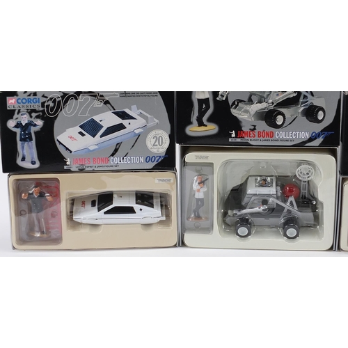 1459 - Three Corgi diecast James Bond vehicles with boxes, numbers 65001, 65101 and 65201