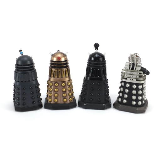 1515 - Four vintage Dalek toys, 13cm high