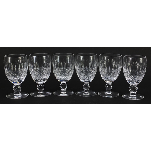 549 - Set of six Waterford Crystal drinking glasses, each 12.5cm high