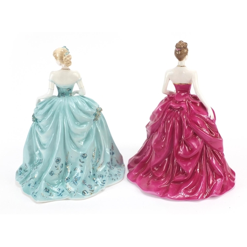 536 - Two limited edition Coalport figurines comprising Royal Premiere and Grand Finale, the largest 25cm ... 