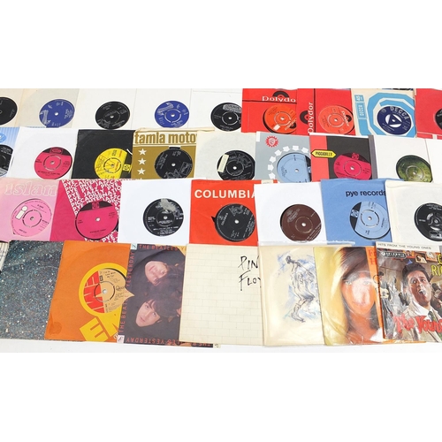 1433 - Sixties 45rpm records including Elvis Presley, The Beatles and related