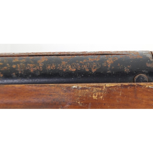 1621 - Vintage Webley Hawk snap barrel air rifle, 104cm in length