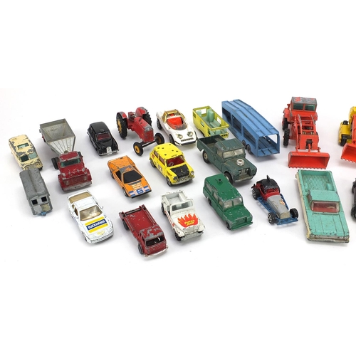 1498 - Collection of vintage diecast vehicles including Dinky, Matchbox and Lesney