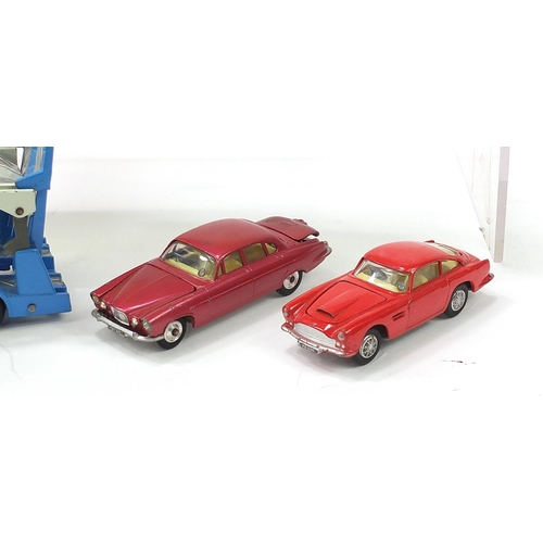 1447 - Five Corgi diecast vehicles with boxes numbers 218, 224, 238, 417S and 1101