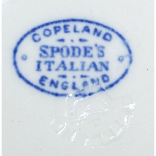 557 - Copeland Spode Italian pattern dinner and teaware including coffee pot, teapot, two gravy boats, ser... 