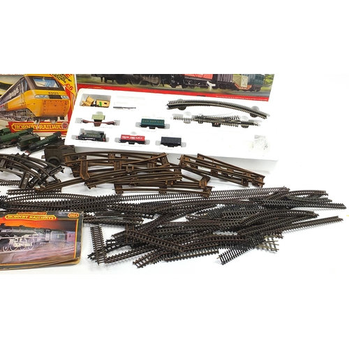 1059 - Model railway train sets, track and accessories including Tri-ang locomotive and Hornby