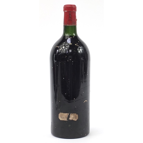 3 - Double-magnum bottle of 1959 Chateau Latour red wine, John Harvey label to the reverse