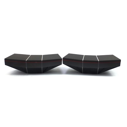 1067 - Pair of Bang & Olufsen 6504 speakers, 54cm wide