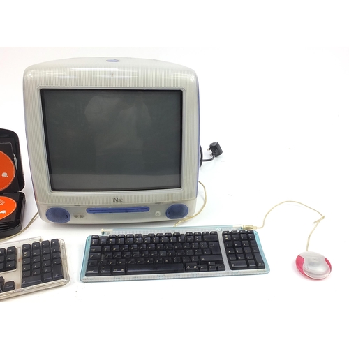 1142 - iMac Apple computer with accessories, model M5521