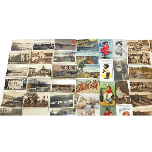 1001 - Edwardian and later topographical and comical postcards, some photographic including Scarborough, Ke... 